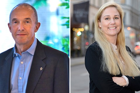 bild på Jan Rubinstein-Ogilvie och Linda Löfgren